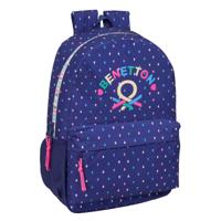 Schoolrugzak Benetton Drop Multicolour 30 x 46 x 14 cm