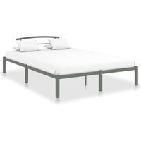 Bedframe metaal grijs 120x200 cm - thumbnail