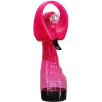 Gerimport waterspray ventilator - 1x stuks - roze - 27 cm - verkoeling in de zomer