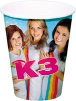 K3 Bekers 250ml 8 stuks - thumbnail