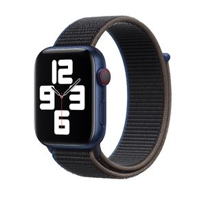 Apple origineel Sport Loop Apple Watch 42mm / 44mm / 45mm / 49mm Charcoal - MYAA2ZM/A