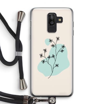 Love your petals: Samsung Galaxy J8 (2018) Transparant Hoesje met koord