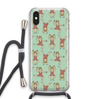 Gymboys: iPhone X Transparant Hoesje met koord