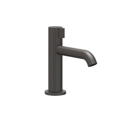 Fonteinkraan IVY Tribe Opbouw Model S Met Schuimstraalmond Geborsteld Carbon Black PVD