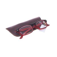 Pharmaglasses Leesbril Diop.+4.00 Red