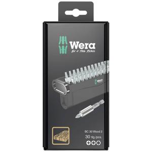 Wera Bit-Check 30 Wood 2 SB 05057438001 Bitset 30-delig Kruiskop Phillips, Kruiskop Pozidriv, Torx