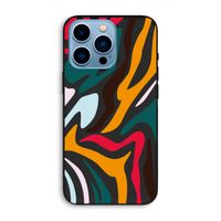 Colored Zebra: iPhone 13 Pro Max Biologisch afbreekbaar hoesje