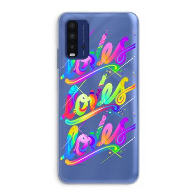 Loves: Xiaomi Redmi 9T Transparant Hoesje