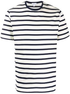 Sunspel t-shirt à rayures - Bleu