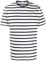Sunspel t-shirt à rayures - Bleu
