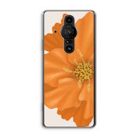 Orange Ellila flower: Sony Xperia Pro-I Transparant Hoesje