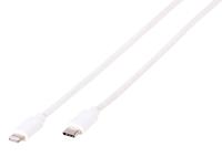 Vivanco USB-kabel USB 2.0 USB-C stekker, Apple Lightning stekker 1.00 m Wit 45281