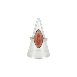 Zilveren Ring Rhodochrosiet (Maat 16,5)