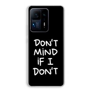 Don't Mind: Xiaomi Mi Mix 4 Transparant Hoesje