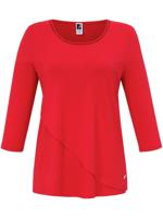 Shirt 3/4-mouwen en dubbele voorkant Van Anna Aura rood - thumbnail