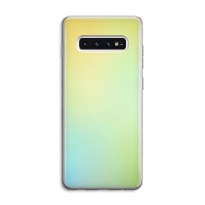 Minty mist pastel: Samsung Galaxy S10 4G Transparant Hoesje