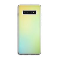 Minty mist pastel: Samsung Galaxy S10 4G Transparant Hoesje Minty mist pastel: Samsung Galaxy S10 4G Transparant Hoesje