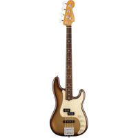 Fender American Ultra Precision Bass Mocha Burst RW met koffer - thumbnail