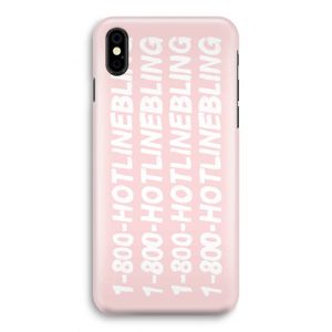 Hotline bling pink: iPhone X Volledig Geprint Hoesje