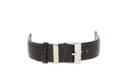 Horlogeband Kenneth Cole KC-1945-22MM-RETV-NR53 Croco leder Donkerbruin 22mm
