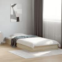 Bedframe zonder matras hout sonoma eikenkleurig 100x200 cm