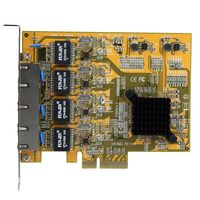 StarTech.com 4-Poort PCI Express gigabit netwerk adapter kaart Quad Port PCIe Gigabit NIC - thumbnail