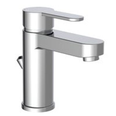 ELEPHANT ééngreepsmengkraan wastafel, chroom keramische schijven geluidsarme, verwisselbare 40 mm-cartouche flexibele metalen aansluitslangen 350 mm volgens DVGW/KTW-A 1 ¼" (Ø ca. 4 cm) druk