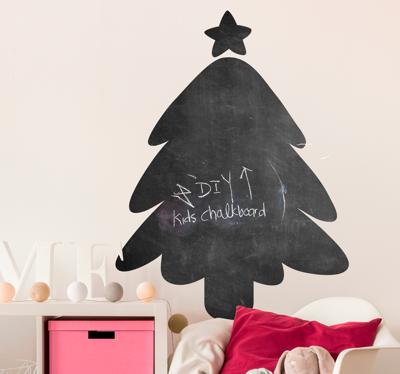 Silhouette sticker spar krijtbord