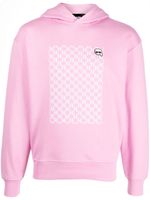 Karl Lagerfeld hoodie Ikonik Karl en coton biologique - Rose - thumbnail