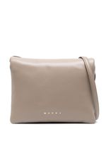 Marni pochette Prisma en cuir - Marron