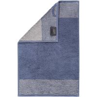 Cawö Cawo Two-Tone Gastendoekje Nachtblau 30x50