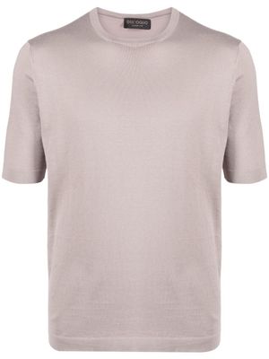Dell'oglio t-shirt en coton à col rond - Marron
