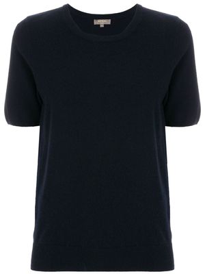 N.Peal t-shirt en cachemire - Bleu