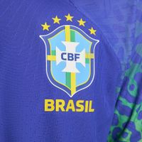 Brazilië Dri Fit ADV Match Shirt Uit 2022-2023 - thumbnail