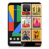 Google Pixel 4 | Silliconen Back Cover | Postzegels