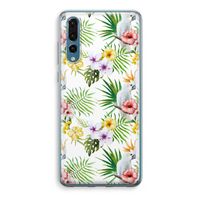 Gele kuif: Huawei P20 Pro Transparant Hoesje