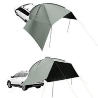 VEVOR Caravan Zonnescherm 3x2.1m Zonnekap Camper UV50+ UV-bescherming Luifel 190T Polyester Stof Luifel PU2000mm Waterdicht Inclusief Draagbare Tas Ideaal voor Kamperen Familie Reünies Trips