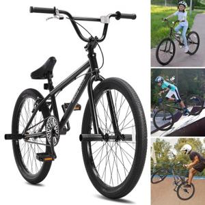 VEVOR BMX Fiets 61cm Wiel Freestyle Hi-Ten Stalen frame 120kg