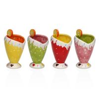Glas voor ijs en milkshakes Versa Keramisch