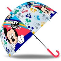 Disney Mickey Mouse kinderparaplu - blauw/rood - D61 cm   -