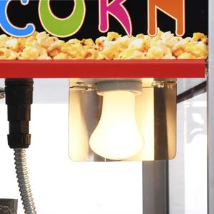 VidaXL 51058 popcorn popper Zwart, Rood, Roestvrijstaal 1400 W