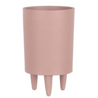 Mica Decorations Bloempot Riff 18 X 11 Cm Keramiek Lichtroze - thumbnail