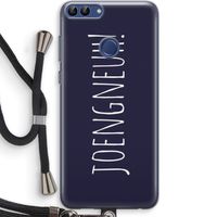 Joengneuh!: Huawei P Smart (2018) Transparant Hoesje met koord