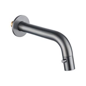Fortifura Calvi Fonteinkraan - inbouw - uitloop 19.5cm - inkortbaar - Geborsteld Gunmetal PVD SW1108831