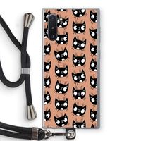 Kat: Samsung Galaxy Note 10 Transparant Hoesje met koord