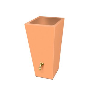 Regenton manhattan terracotta 100L incl. messing kraantje Prestige - Prestige