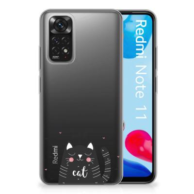 Xiaomi Redmi 10 | Redmi Note 11 4G Telefoonhoesje met Naam Cat Good Day Xiaomi Redmi 10 | Redmi Note 11 4G Telefoonhoesje met Naam Cat Good Day