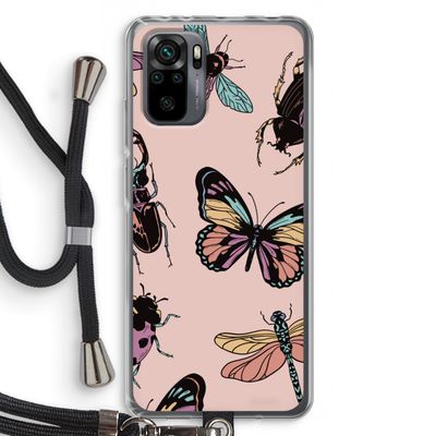 Tiny Bugs: Xiaomi Redmi Note 10 Pro Transparant Hoesje met koord