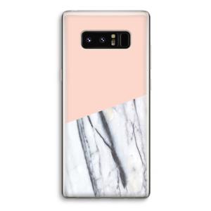 A touch of peach: Samsung Galaxy Note 8 Transparant Hoesje