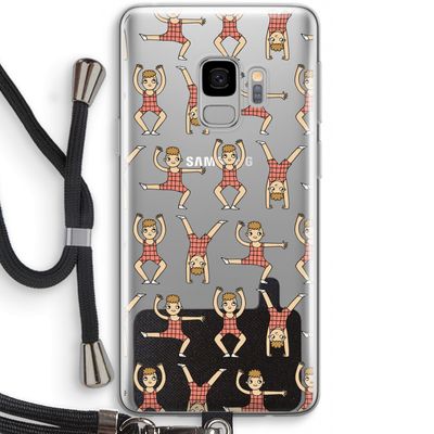 Gymboys: Samsung Galaxy S9 Transparant Hoesje met koord